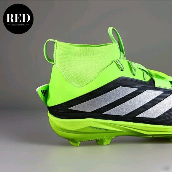 Adidas Adizero Edge+ TPU Baseball Cleats Solar Green IH6139 - Men's Size 10.5 - Picture 12 of 14